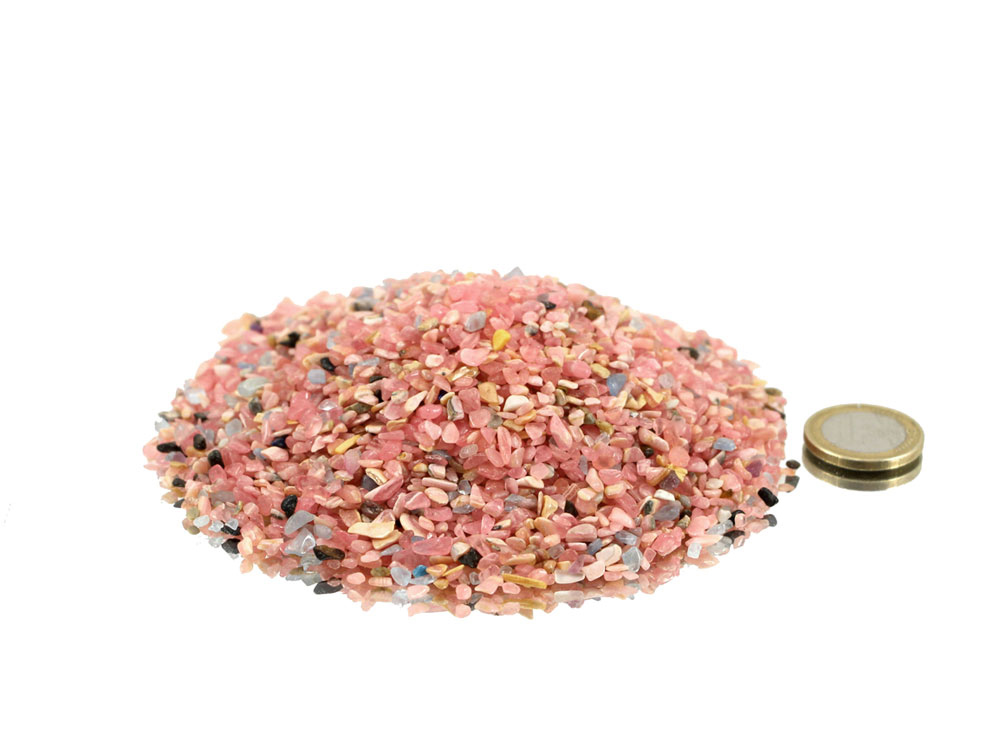 Rhodochrosite Tumbled Stones Micro - 1 lb