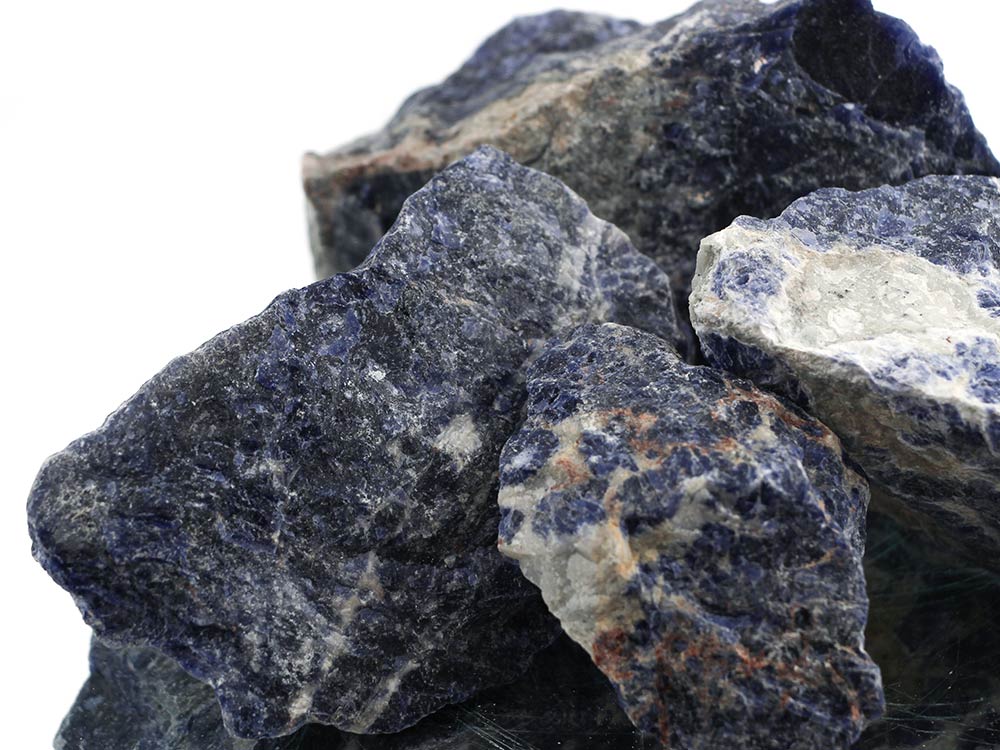 Sodalite Rough Stones - 1 lb Sodalite Rough Stones - 1 lb