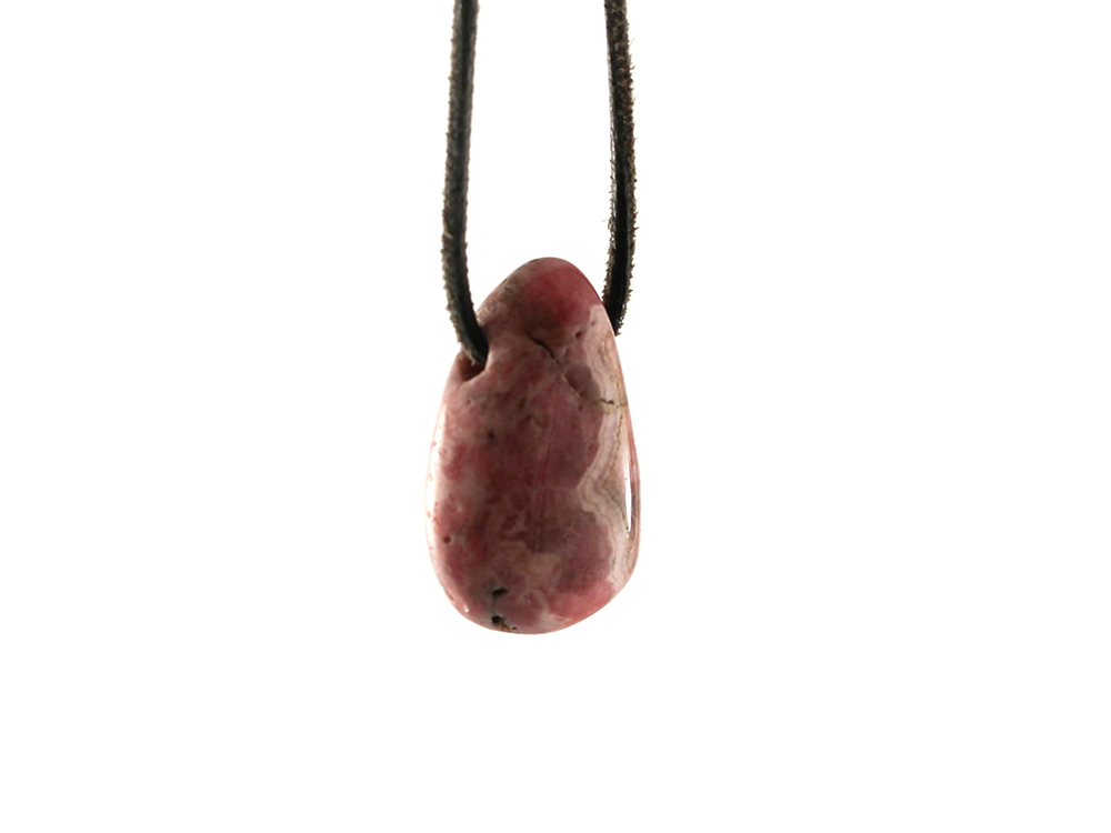 Rhodochrosite Drop Bead Pendant Rhodochrosite Drop Bead Pendant
