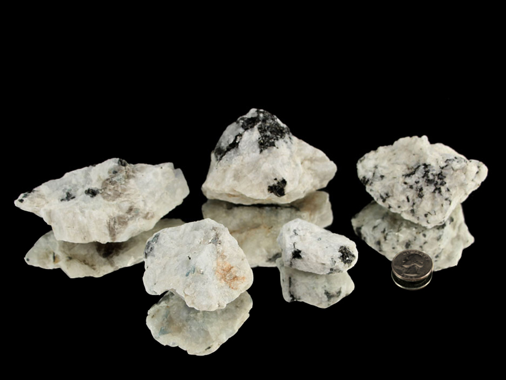 Rainbow Moonstone Rough Stone - 1lb