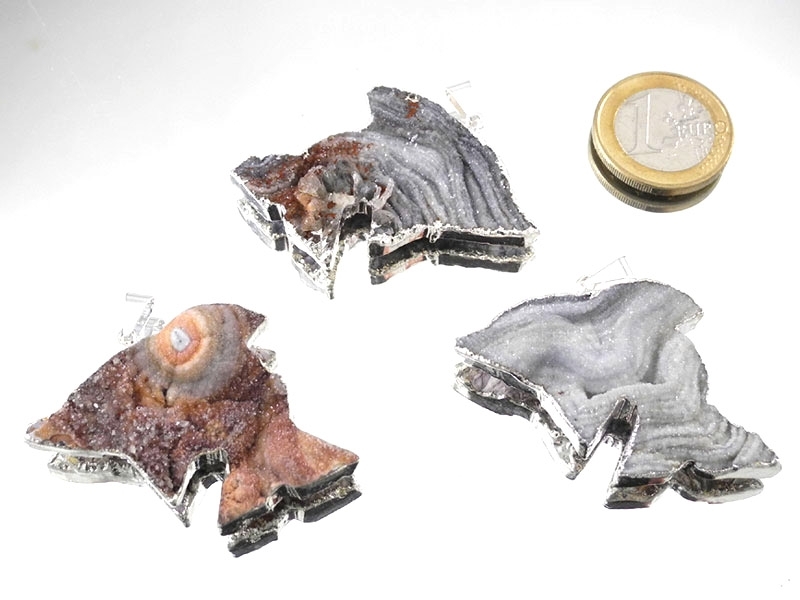 Dolphin Druzy Pendant - 1 pc