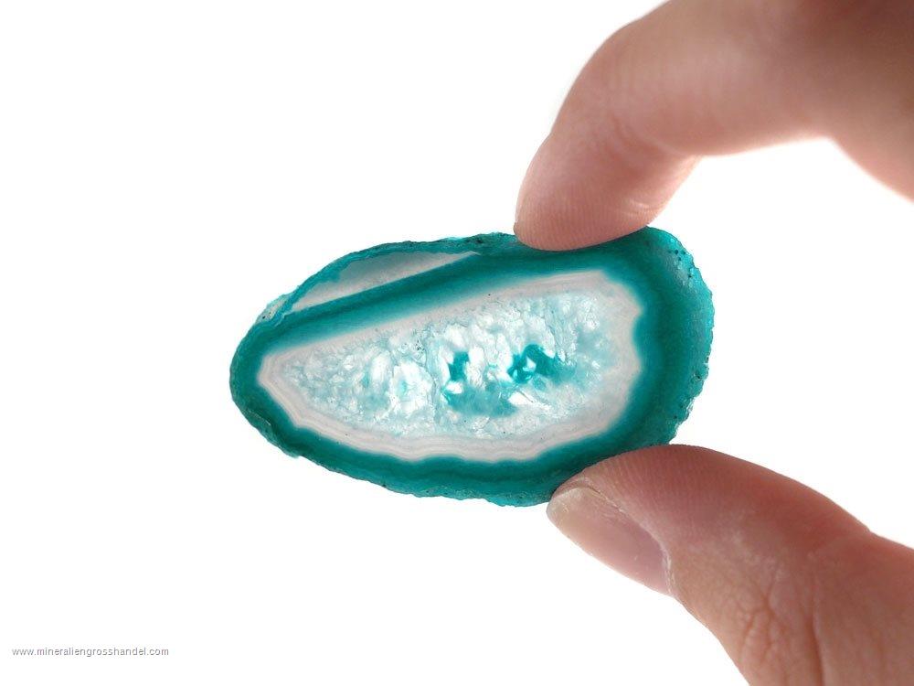 Agate Slices Teal Small - 1 pc Agate Slices Teal Small - 1 pc