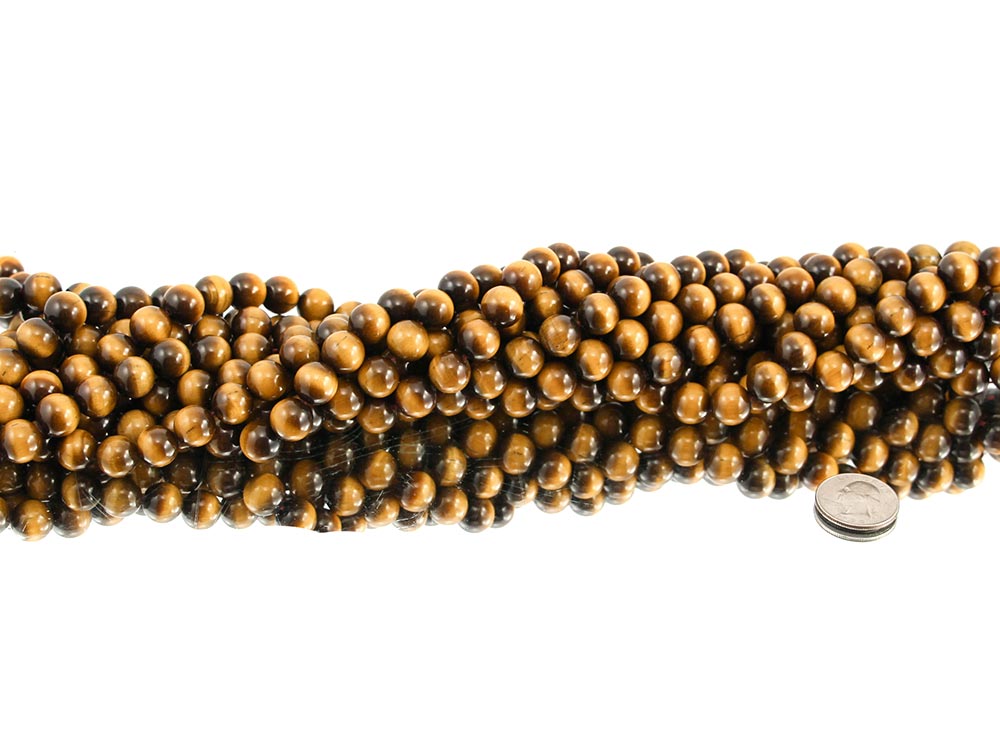 Tiger Eye Bead Strand 12 mm - 1 pc