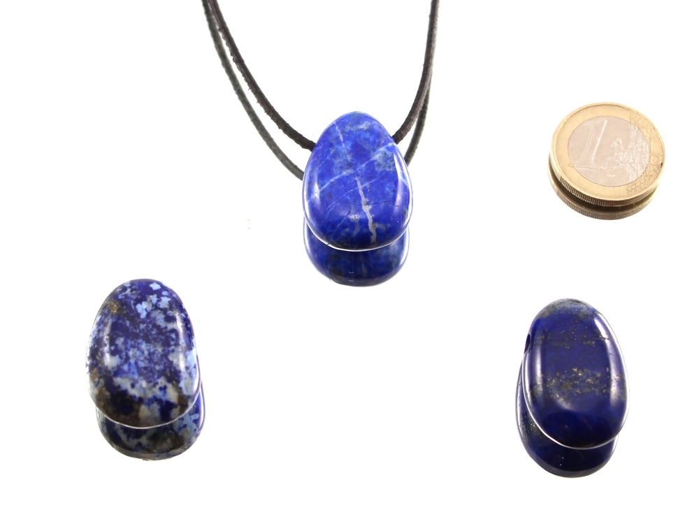 Lapis Lazuli Drop Bead Pendant
