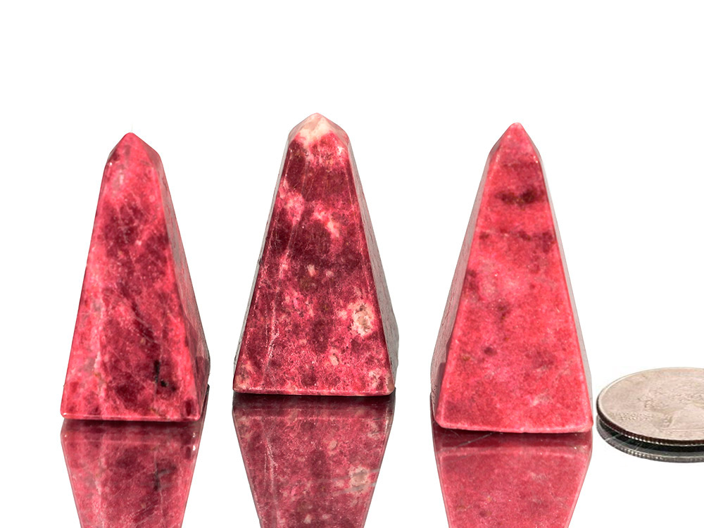 Thulite Obelisk - 1 pc