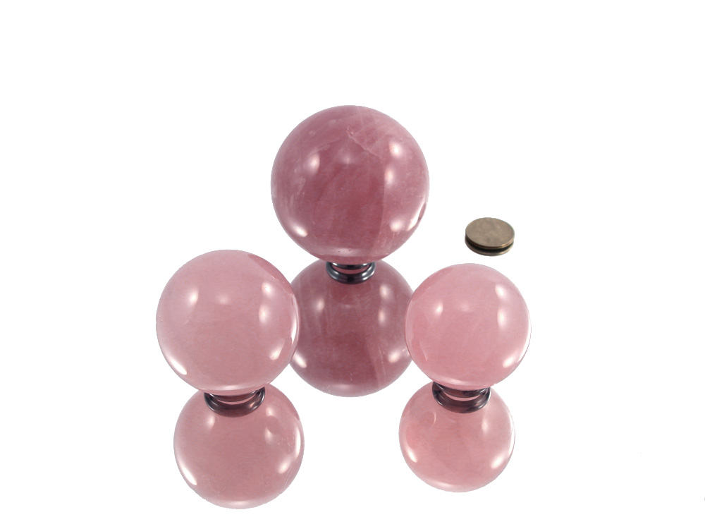 Rose Quartz Star Spheres - 2 lb
