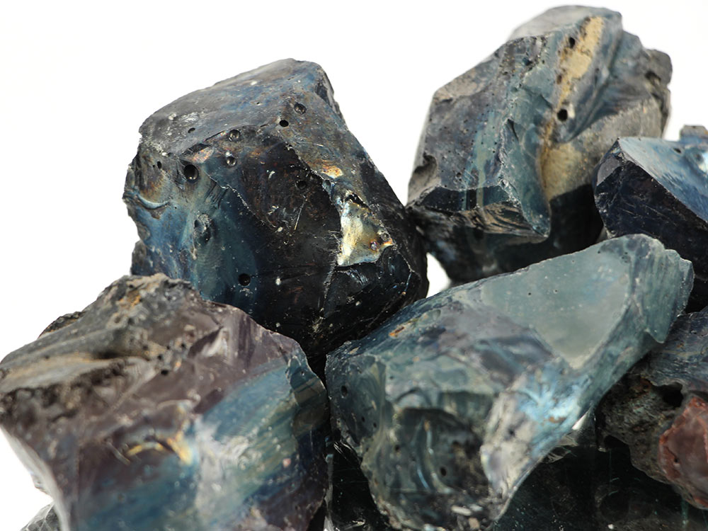 Sieber / Lealand Blue Agate (Slag) - 1 lb Sieber / Lealand Blue Agate (Slag) - 1 lb