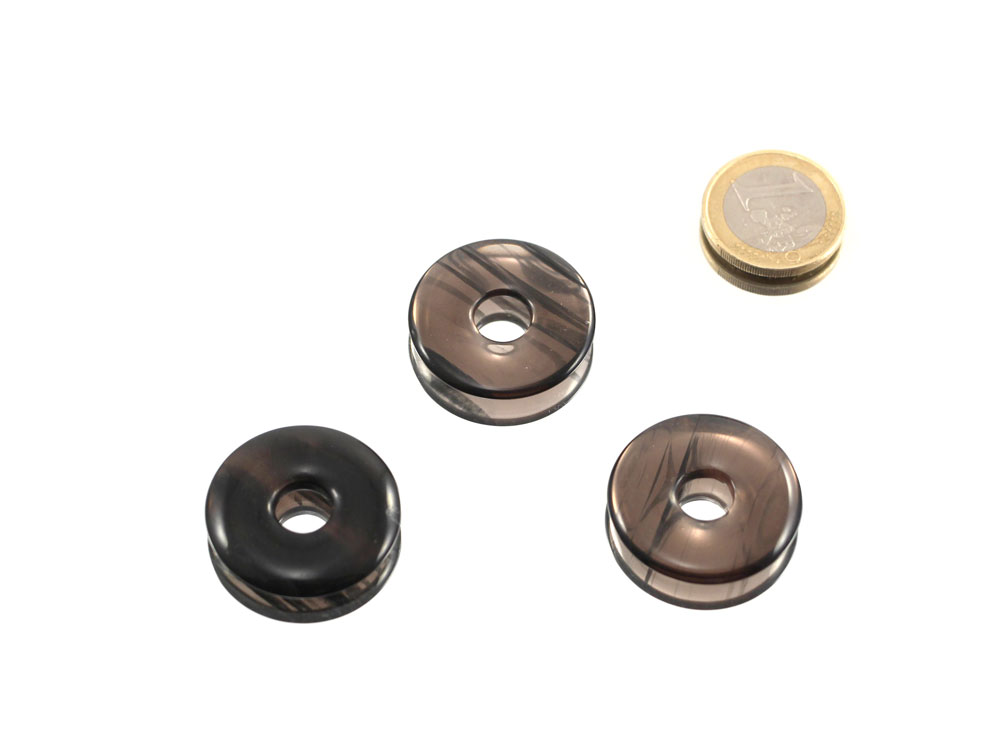 Midnight Lace Obsidian Jewelry Donut 30 mm Midnight Lace Obsidian Jewelry Donut 30 mm