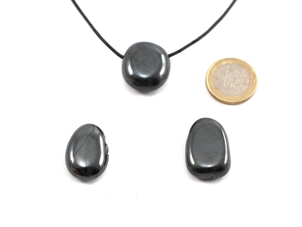 Hematite Drop Bead Pendant