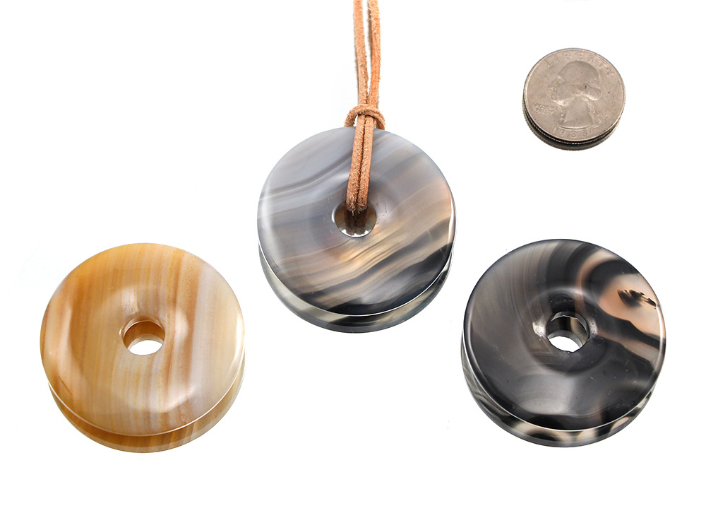 Agate Donut Extra 40 mm Agate Donut Extra 40 mm