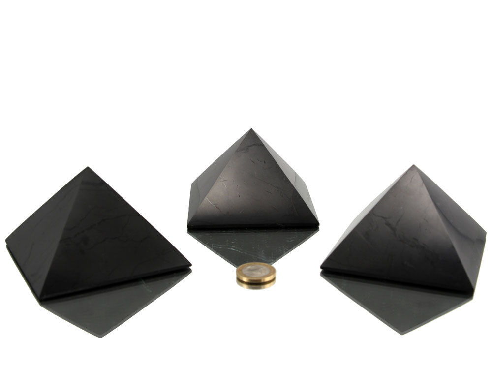 Shungite Pyramid 2 in - 1 pc