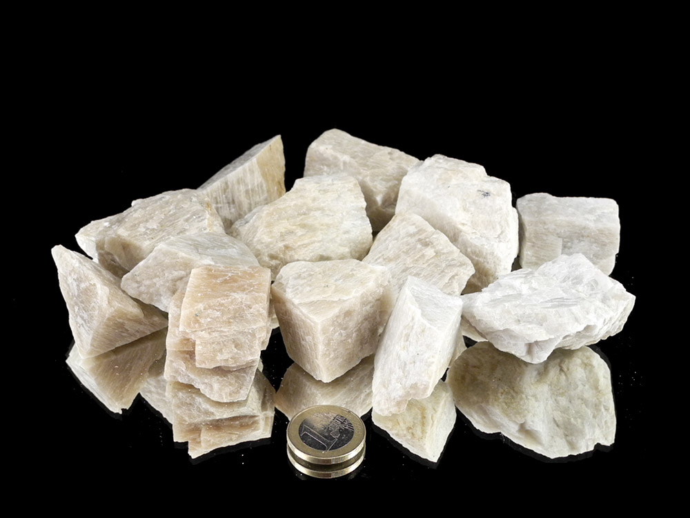 Feldspar Rough Stones - 1 lb