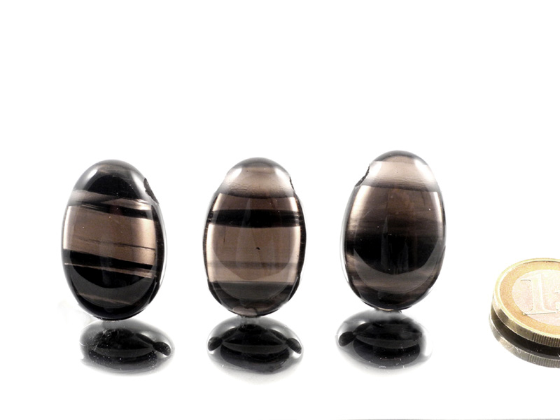 Midnight Lace Obsidian Drop Bead Pendant Midnight Lace Obsidian Drop Bead Pendant