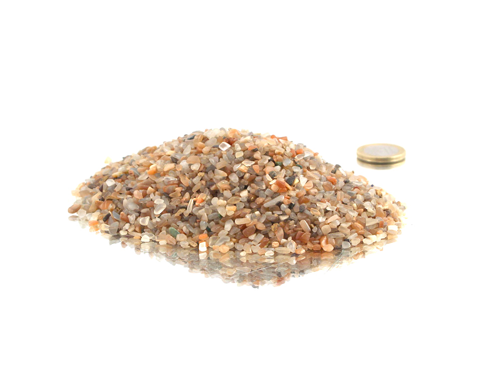 Moonstone Tumbled Stones Super Micro - 1 lb