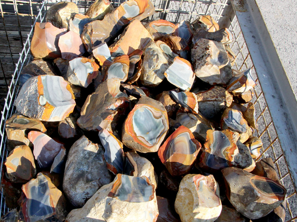 Polychrome Jasper Rough Stones - 1 lb Polychrome Jasper Rough Stones - 1 lb