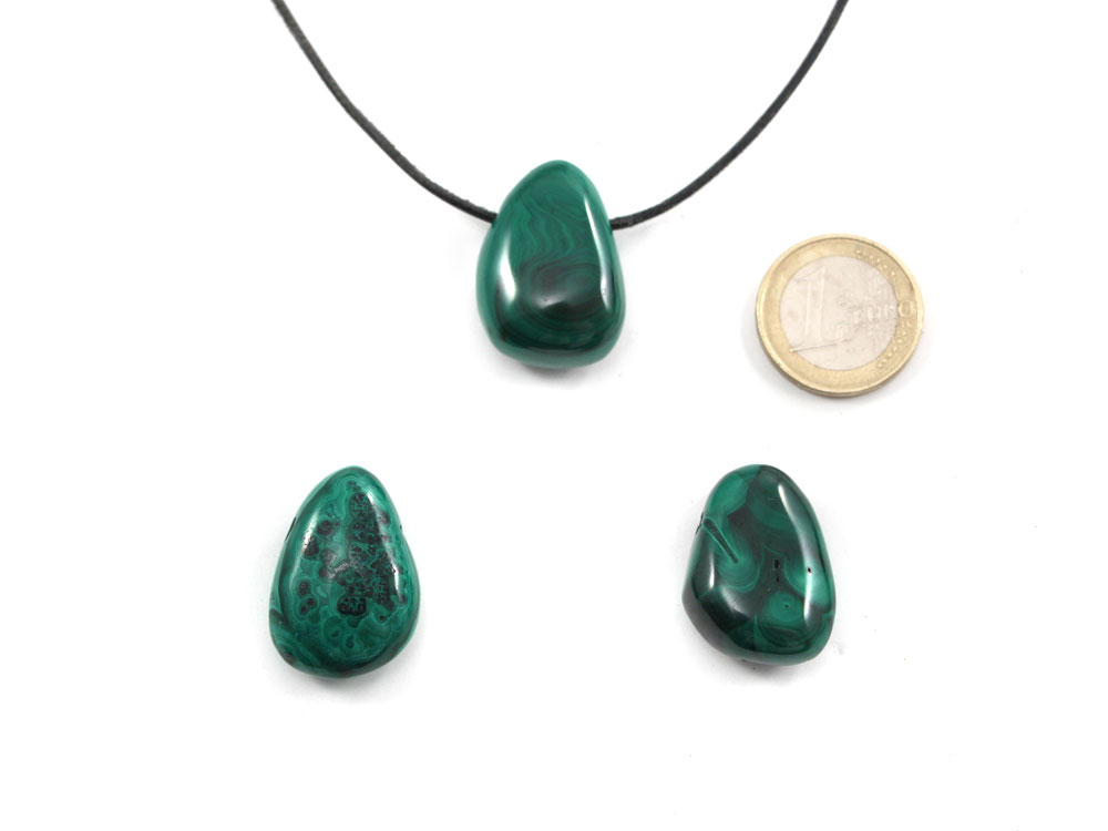 Malachite Drop Bead Pendant