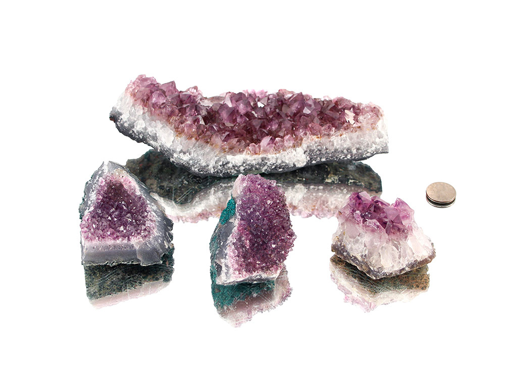 Amethyst Crystal Geode Pieces - A Grade - 1 lb Amethyst Crystal Geode Pieces - A Grade - 1 lb