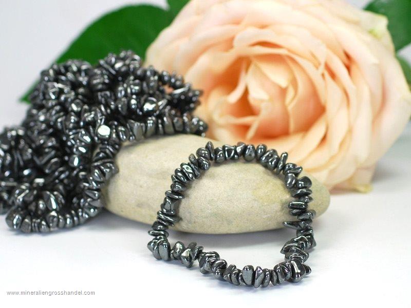 Hematite Chip Bracelet - 1 pc