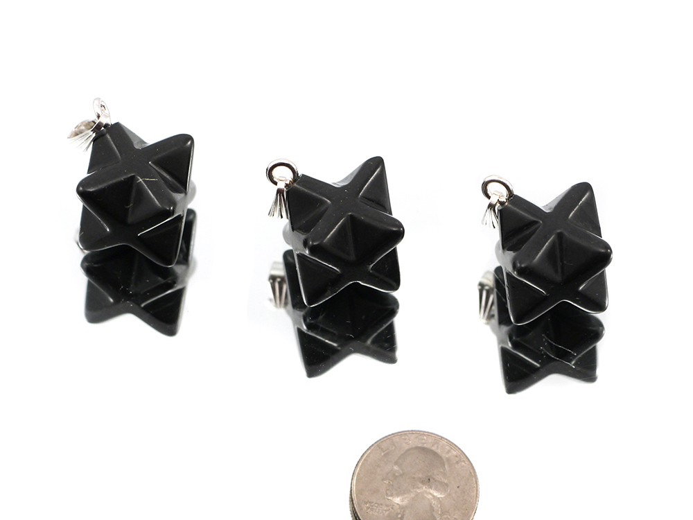 Shungite Merkabah (Star) Pendant - 1 pc Shungite Merkabah (Star) Pendant - 1 pc