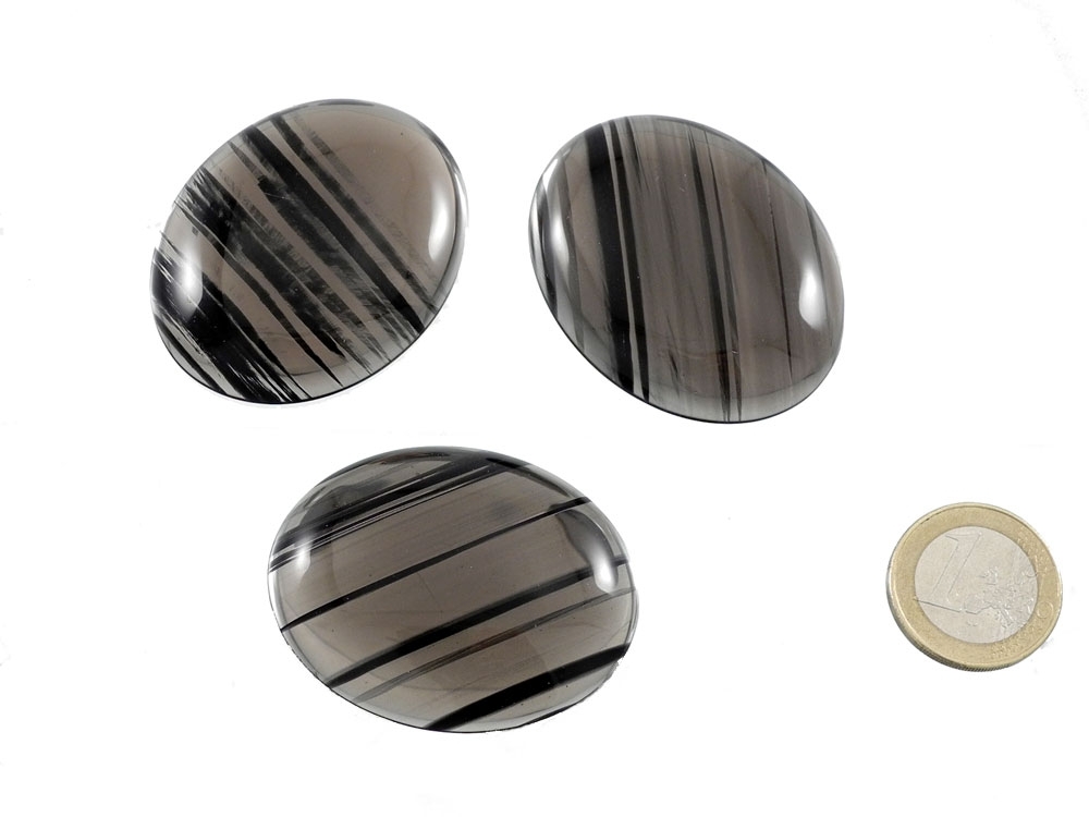 Midnight Lace Obsidian Cabochon Large - 50 x 40 mm