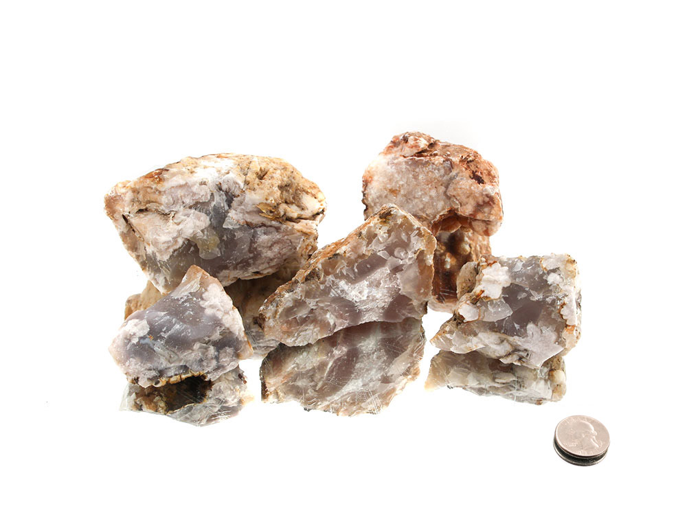 Flower Agate Rough Stones - 1 lb