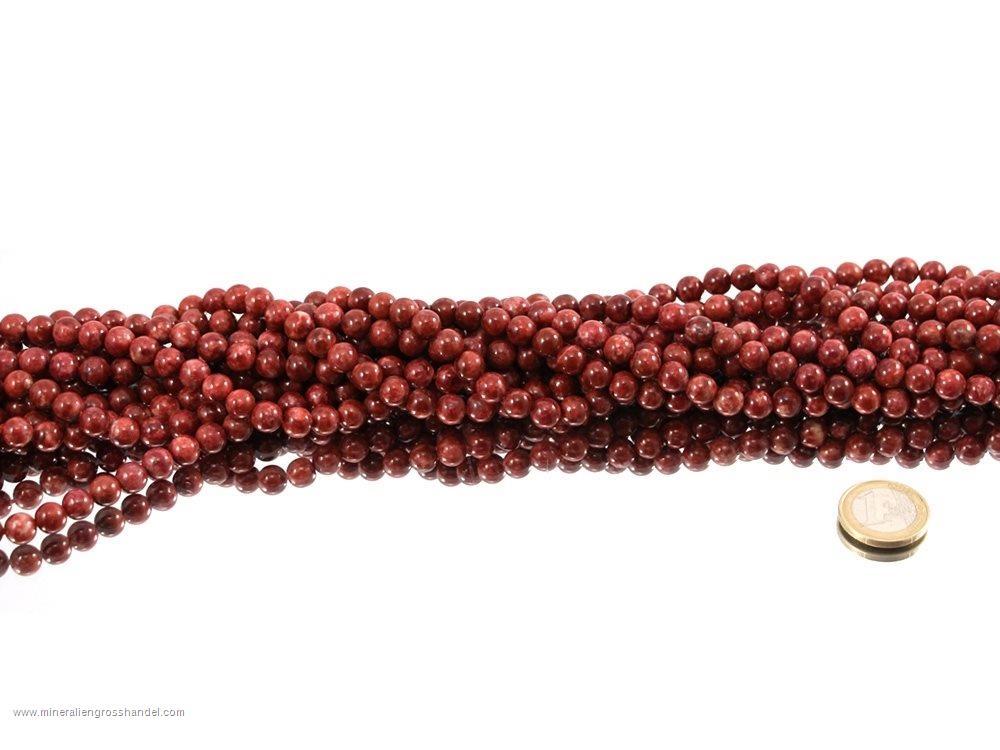 Thulite Bead Strand 8 mm - 1 pc