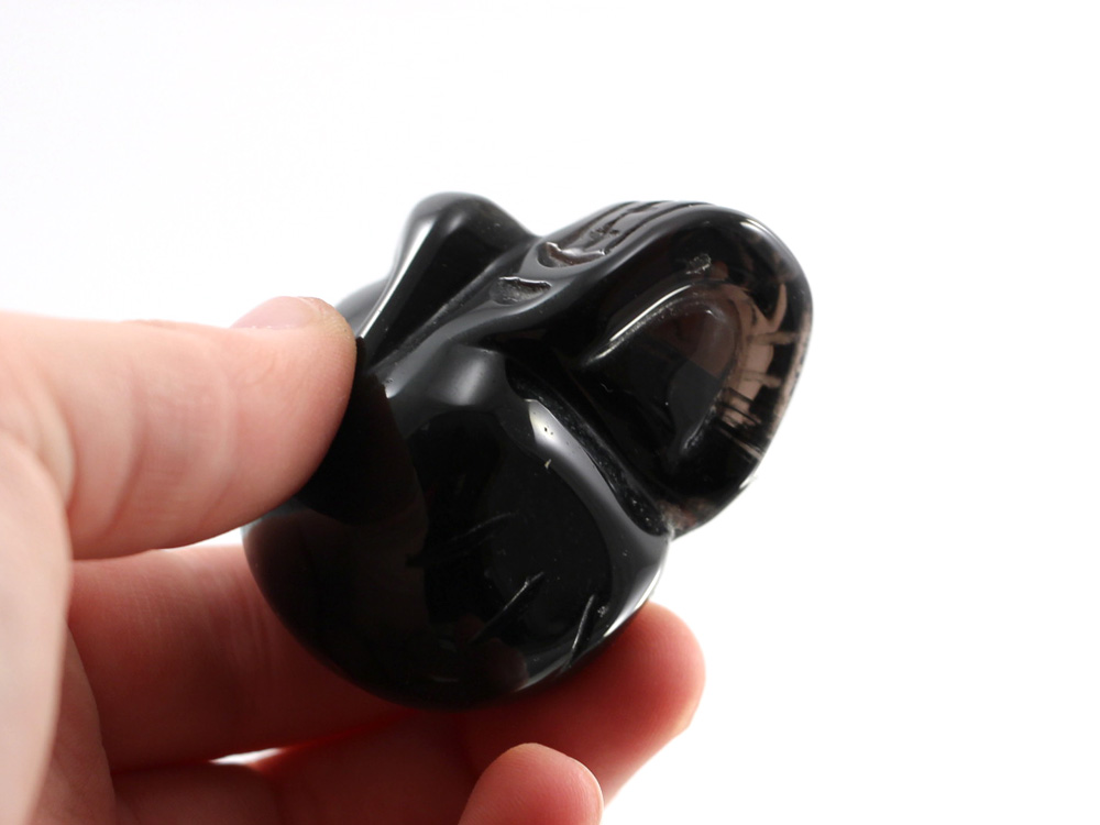 Midnight Lace Obsidian Small Skull - 1 pc Midnight Lace Obsidian Small Skull - 1 pc