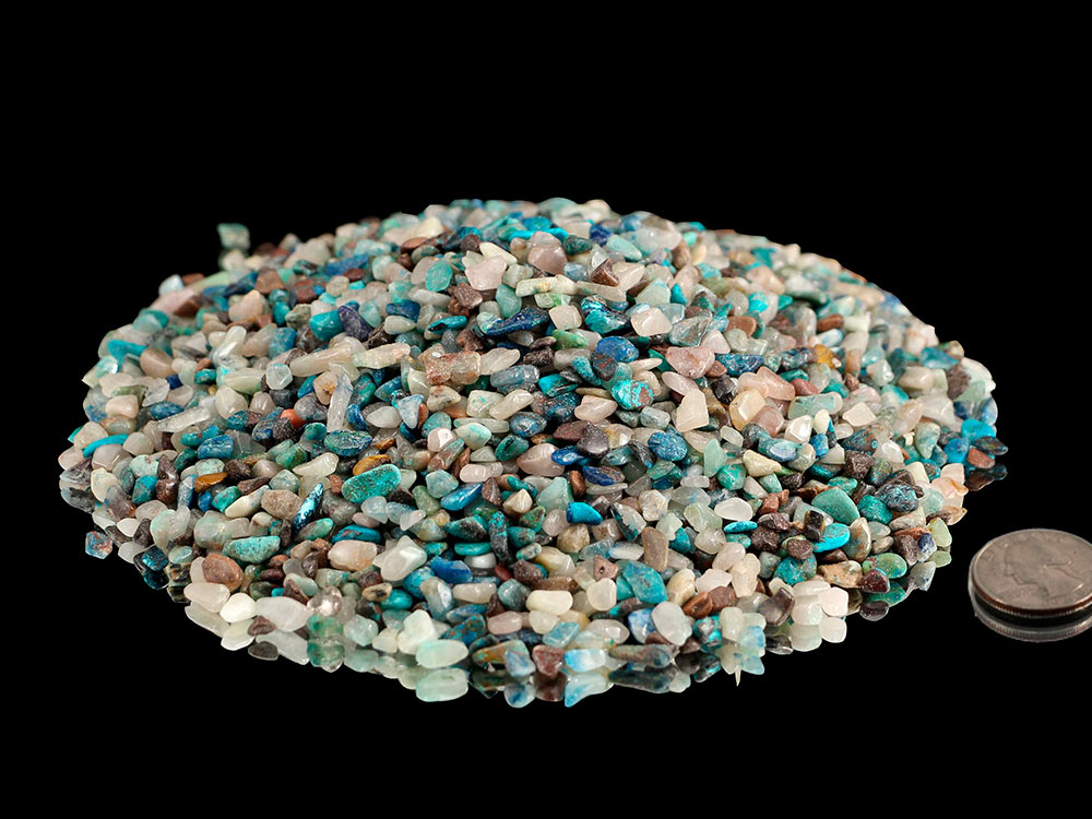 Chrysocolla Tumbled Stones Micro - 1 lb Chrysocolla Tumbled Stones Micro - 1 lb