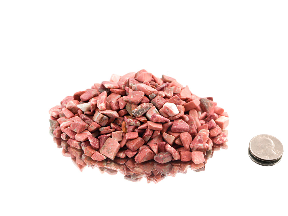 Thulite Tumbled Stones Mini - 1 lb