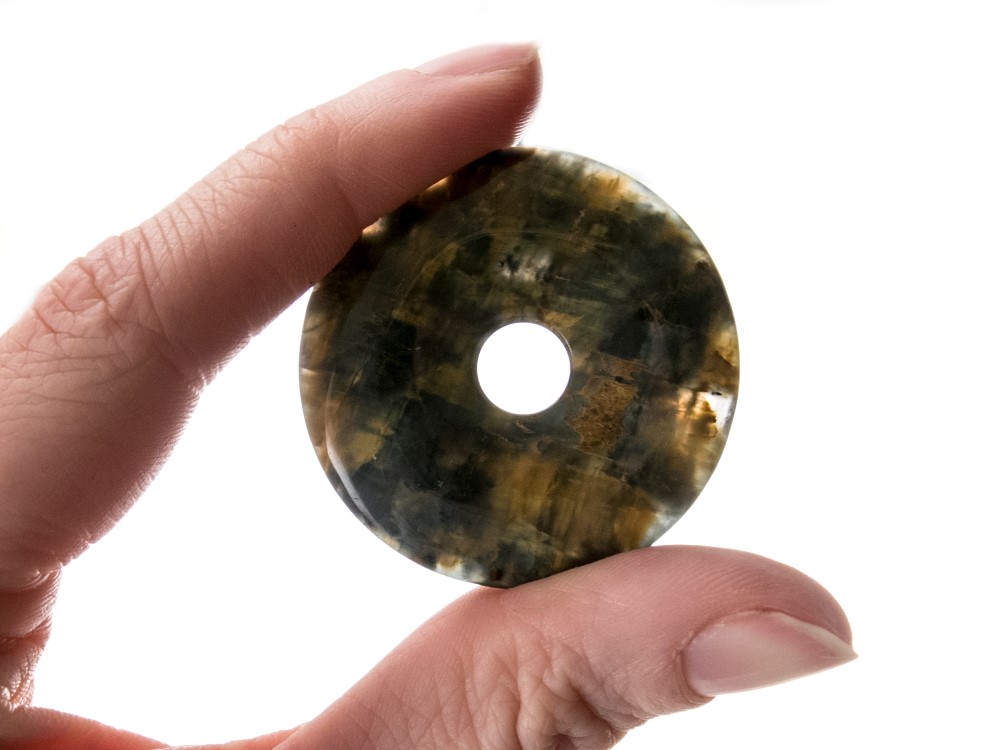 Nellite (Lionskin) Jewelry Donut 40 mm - 1 pc Nellite (Lionskin) Jewelry Donut 40 mm - 1 pc