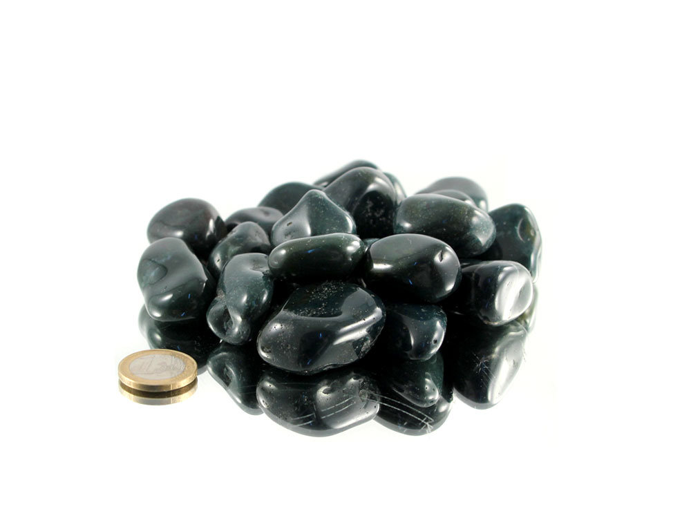 Green Jasper Tumbled Stones - 1 lb