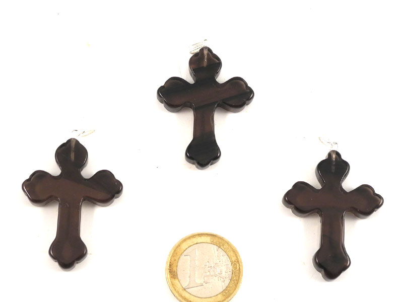 Midnight Lace Obsidian Pendant 'Cross' Midnight Lace Obsidian Pendant 'Cross'