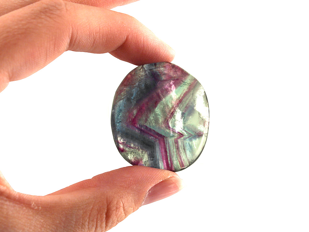 Fluorite Carry Stone - 1 pc Fluorite Carry Stone - 1 pc