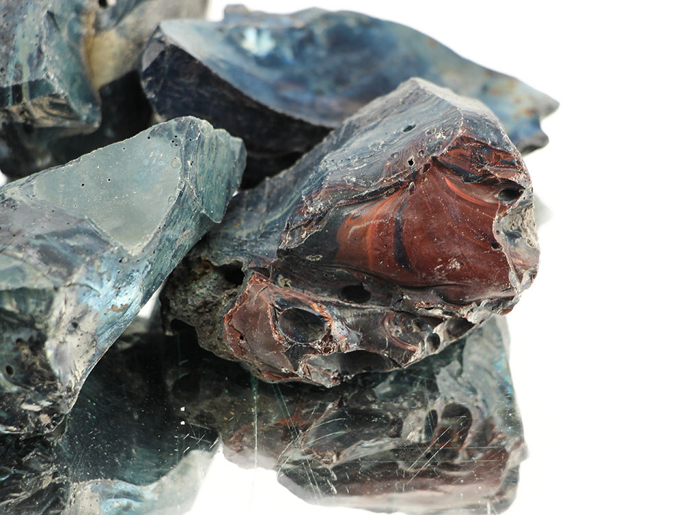 Sieber / Lealand Blue Agate (Slag) - 1 lb Sieber / Lealand Blue Agate (Slag) - 1 lb