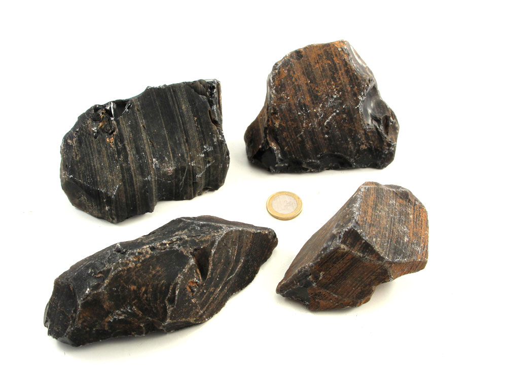 Rainbow Obsidian Rough Stones - 1 lb