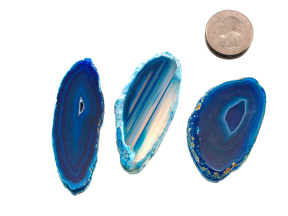 Agate Slices Blue Small - 1 pc Agate Slices Blue Small - 1 pc