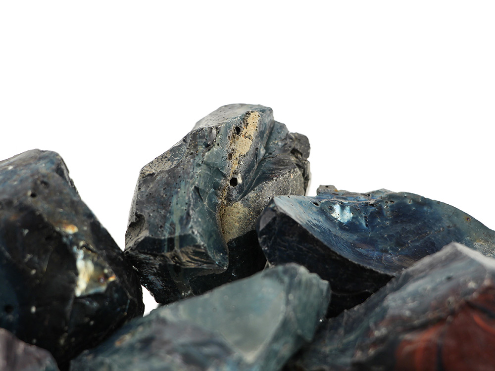 Sieber / Lealand Blue Agate (Slag) - 1 lb Sieber / Lealand Blue Agate (Slag) - 1 lb