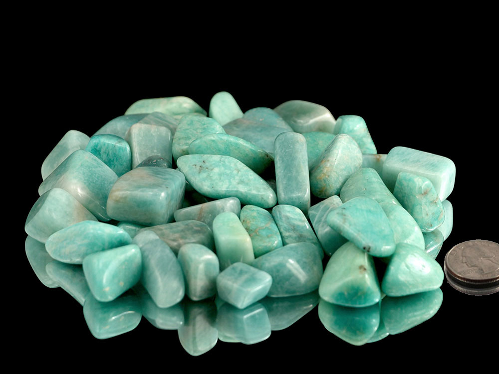 Amazonite Tumbled Stones 1 lb