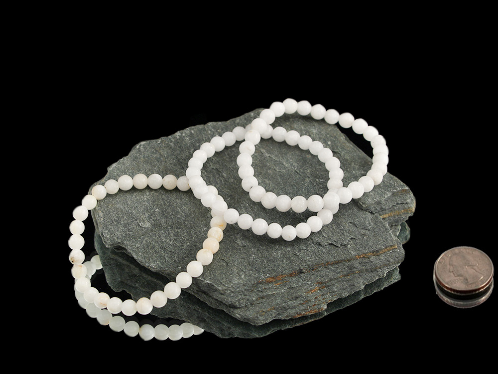 Barite round 6 mm Bracelet - 1 pc Barite round 6 mm Bracelet - 1 pc