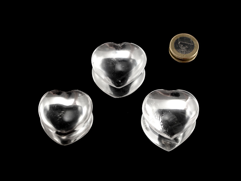 Rock Crystal Heart - 1 pc