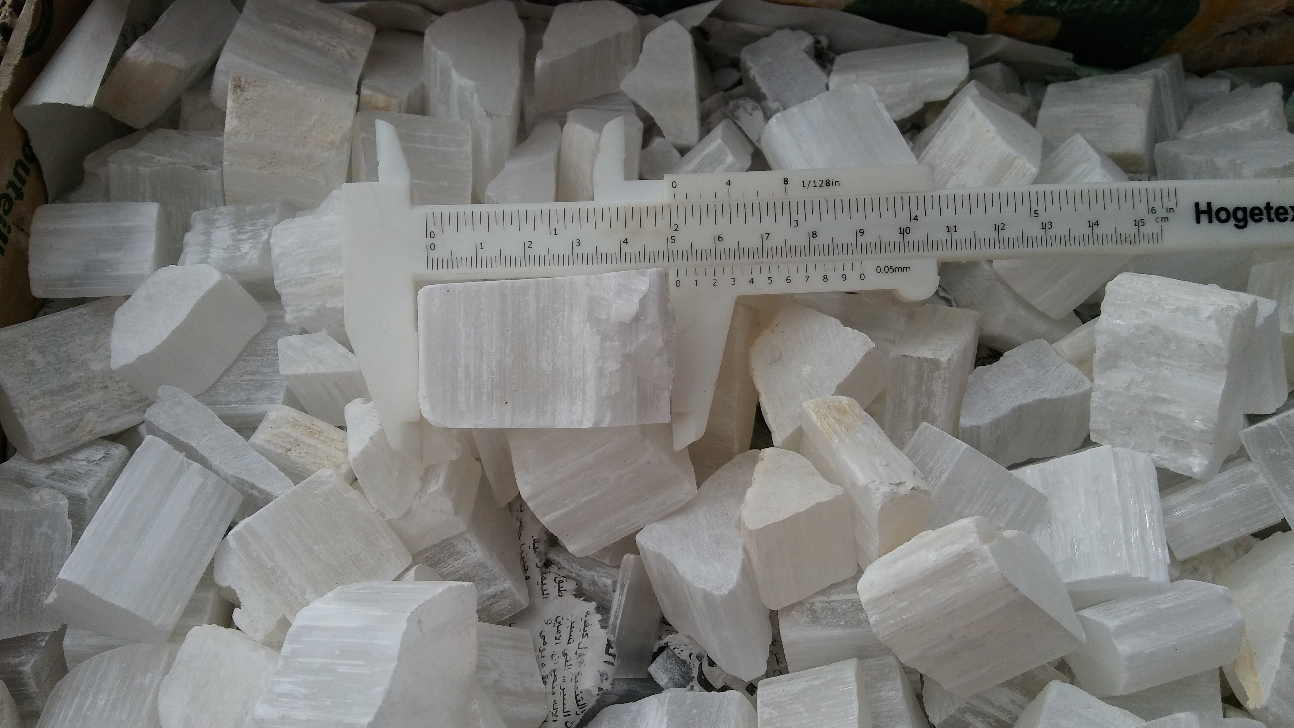 Selenite (Gypsum) Small Rough Stones - 1 lb Selenite (Gypsum) Small Rough Stones - 1 lb