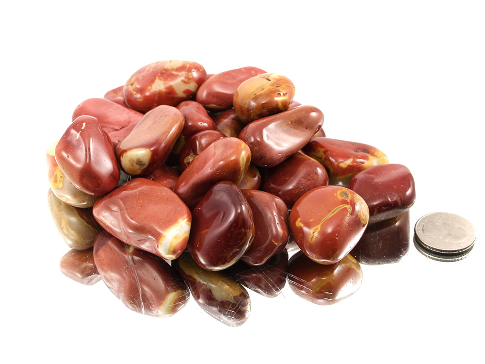 Mookaite Jasper Tumbled Stones - 1 lb