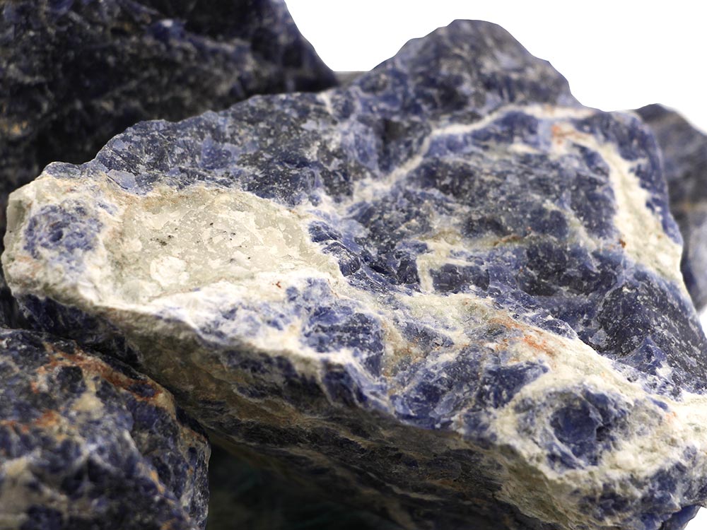 Sodalite Rough Stones - 1 lb Sodalite Rough Stones - 1 lb