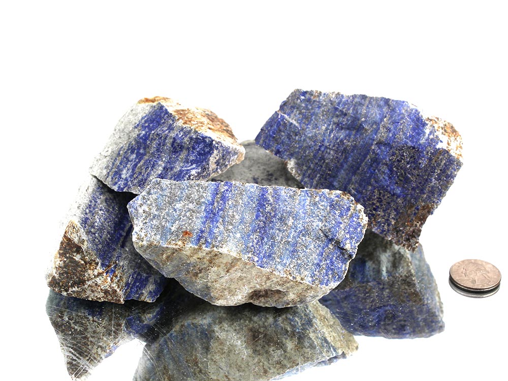 Lapis Lazuli Rough Stones - 1 lb Lapis Lazuli Rough Stones - 1 lb