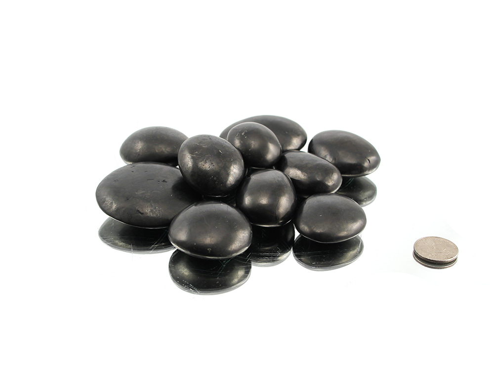 Shungite XL Tumbled Stones - 1 lb