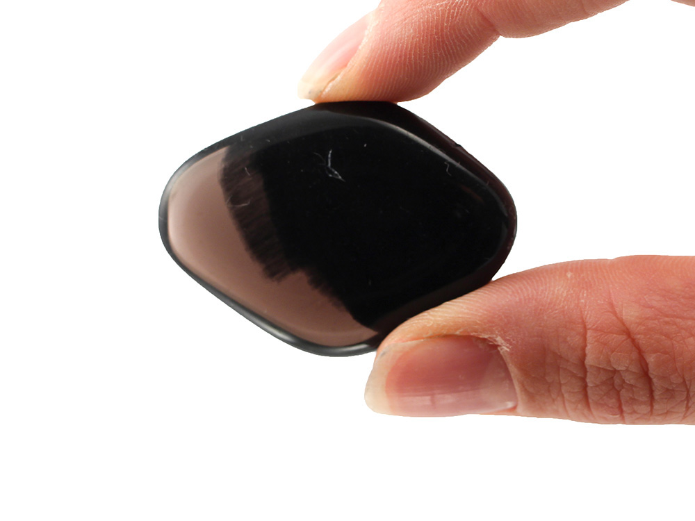 Midnight Lace Obsidian Tumbled Stones - 1 lb Midnight Lace Obsidian Tumbled Stones - 1 lb