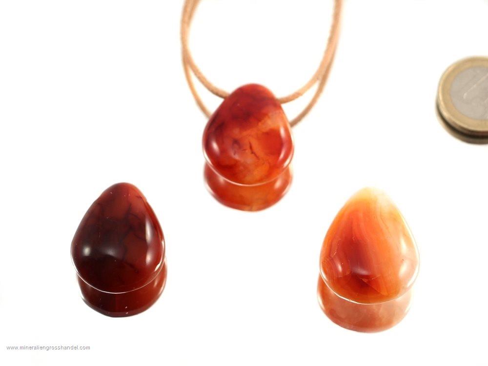 Carnelian Drop Bead Pendant Carnelian Drop Bead Pendant