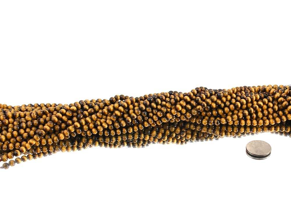 Tiger Eye Bead Strand 6 mm - 1 pc