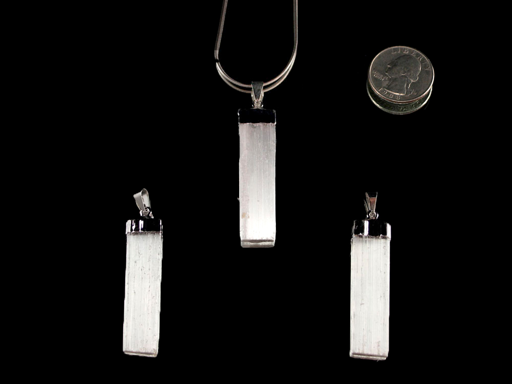 Selenite Pendant - 1 pc