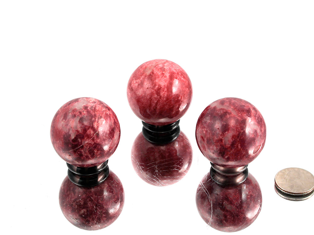 Thulite Sphere 40 mm - 1 pc